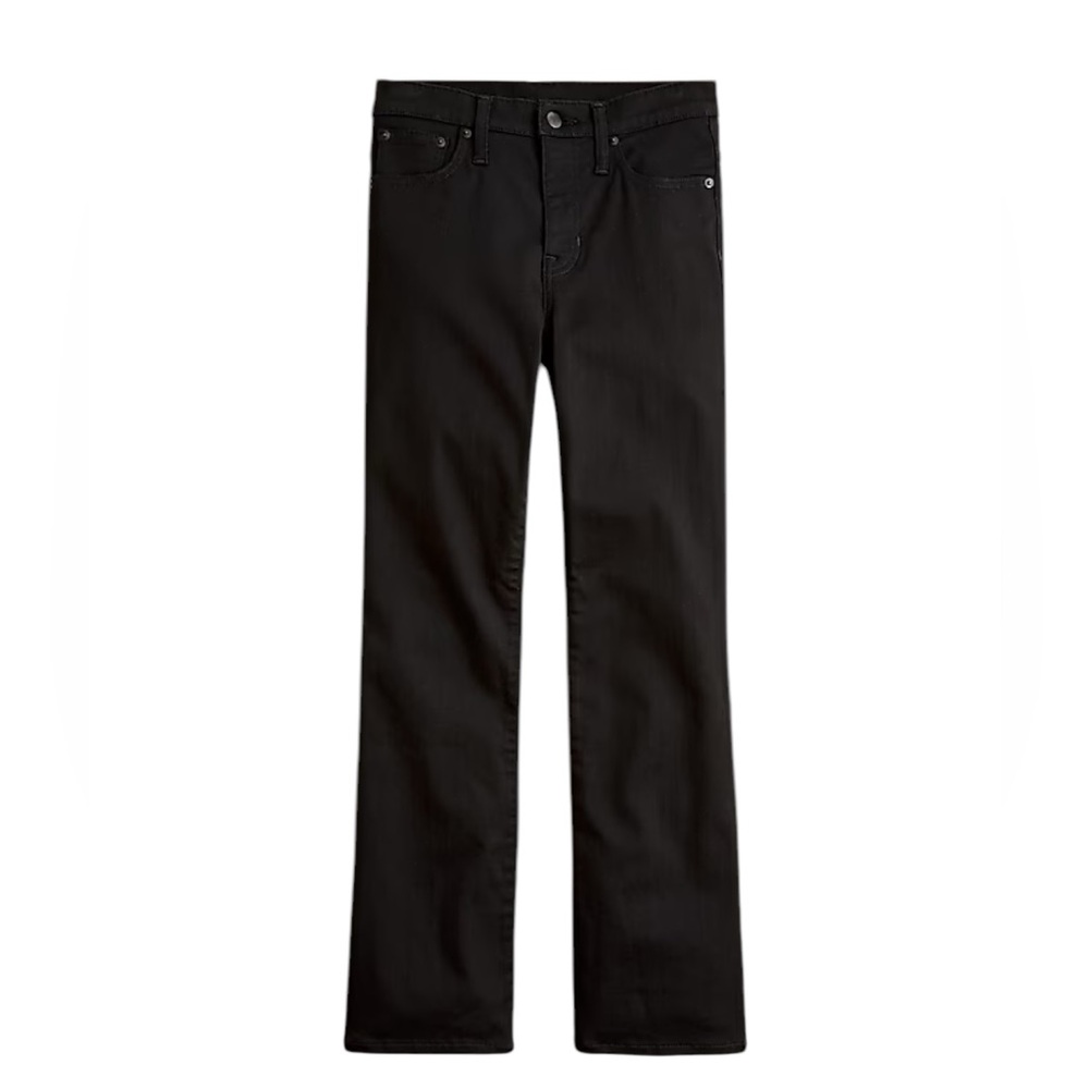 J.Crew 2003 Mid-rise Kick Out Jean in True Black